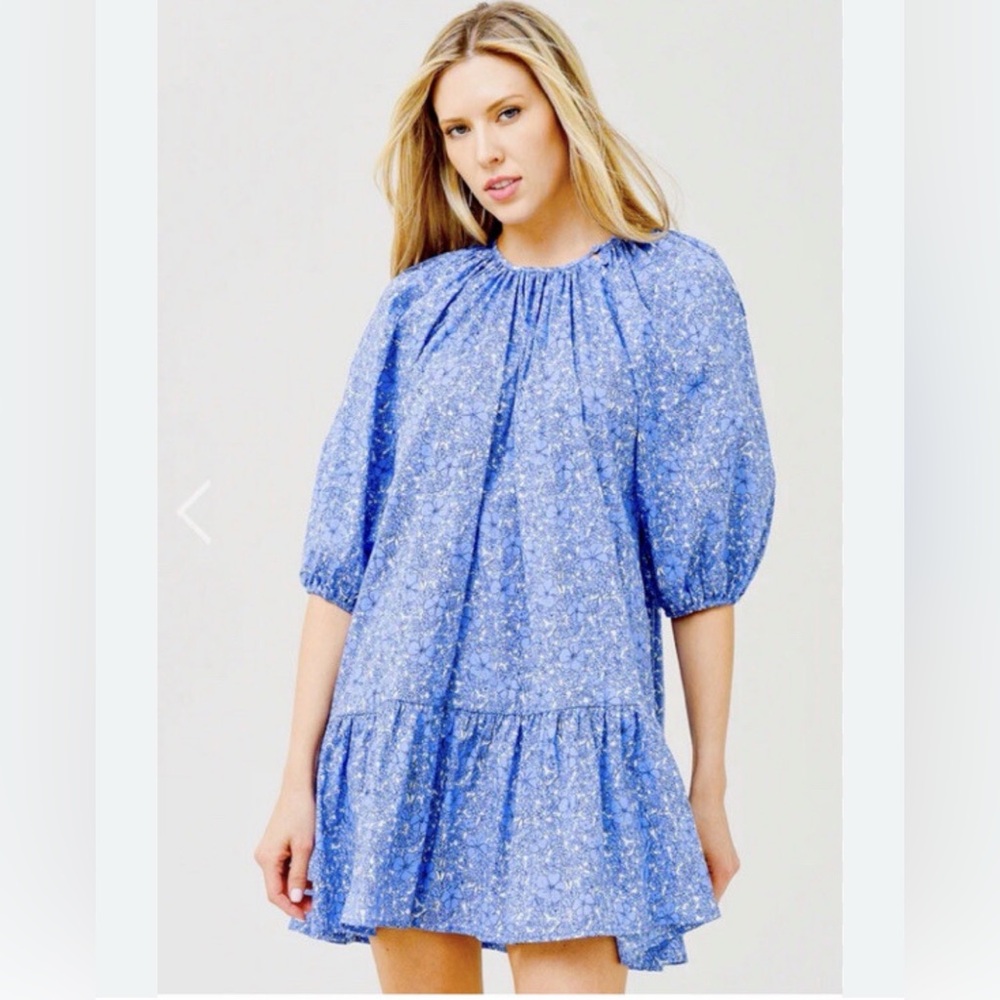 Deluc Angela cotton mini dress size medium